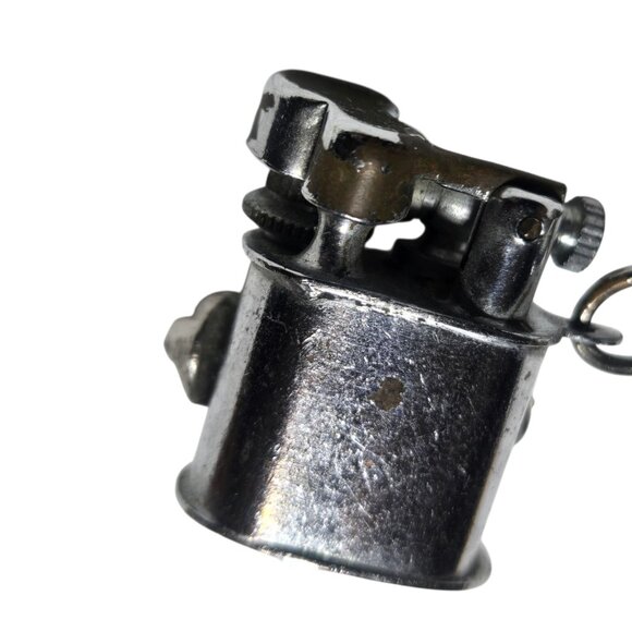 Vintage Bracelet Miniature Lighter Charm With Jeweled Embellishments - Picture 4 of 16